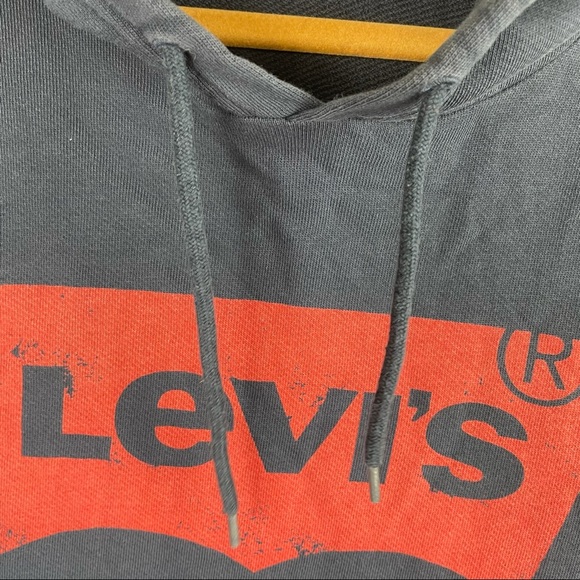 Levi’s Navy Blue Basic Extra Large Hoodie - Picture 3 of 11